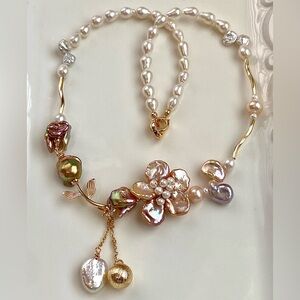 N217-Premium Dainty Flower Necklace